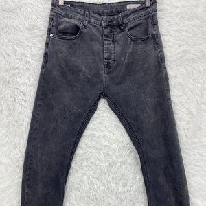Cristiano Ronaldo CR7 Men's Casual Black Faded Denim Jeans Type - T 30W 30L